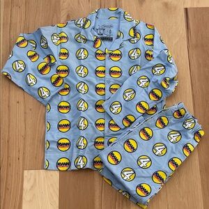 Ron Burgundy Anchorman Womens Pajama Set Channel 4 News KVWN San Diego Rare NWOT